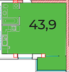 �������� 43,9 �